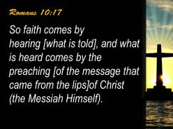 0514 romans 1017 the word about christ powerpoint church sermon