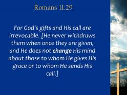 0514 romans 1129 for god gifts and his call powerpoint church sermon
