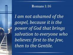 0514 romans 116 i am not ashamed of powerpoint church sermon