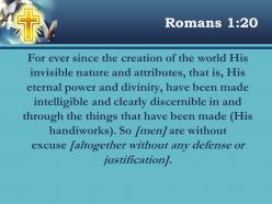 0514 romans 120 the creation of the world god powerpoint church sermon