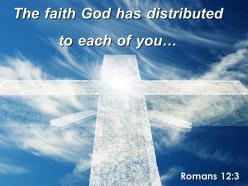 0514 romans 123 the faith god has distributed powerpoint church sermon