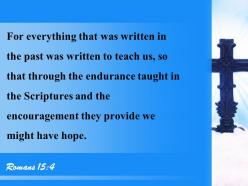 0514 romans 154 for everything that was written powerpoint church sermon