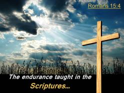 0514 romans 154 the endurance taught powerpoint church sermon