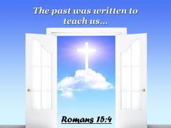 0514 romans 154 the past was written to teach powerpoint church sermon