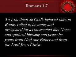0514 romans 17 grace and peace powerpoint church sermon