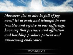 0514 romans 53 not only so but we powerpoint church sermon