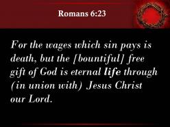 0514 romans 623 for the wages of sin powerpoint church sermon