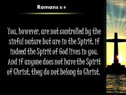 0514 romans 89 the spirit of god lives powerpoint church sermon