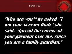 0514 ruth 39 since you are a family powerpoint church sermon