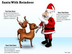 0514 santa and his reindeer image graphics for powerpoint