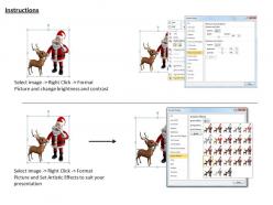 0514 santa and reindeer for christmas image graphics for powerpoint