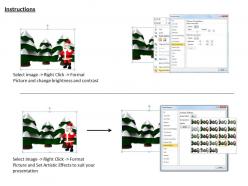 0514 santa with trees christmas theme image graphics for powerpoint