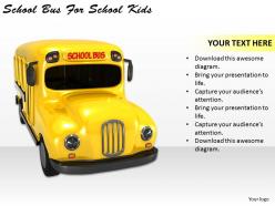 0514 school bus for school kids image graphics for powerpoint