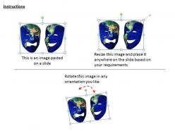 0514 see golden face masks image graphics for powerpoint