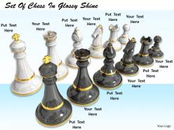 0514 set of chess with glossy design image graphics for powerpoint