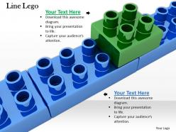 0514 slanting line build from lego blocks image graphics for powerpoint