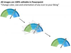 0514 speedometer of sales growth powerpoint presentation
