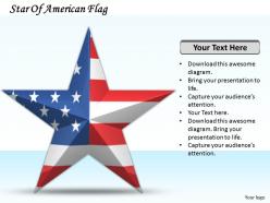 0514 star of american flag image graphics for powerpoint