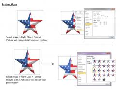0514 star of american flag image graphics for powerpoint
