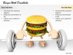 0514 stay healthy eat hamburger image graphics for powerpoint