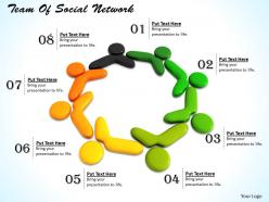 0514 team of social network image graphics for powerpoint