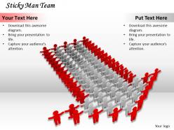 0514 team with unidirectional approach image graphics for powerpoint
