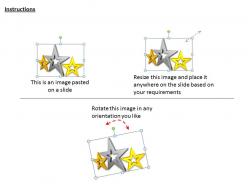 0514 three different shaped stars image graphics for powerpoint