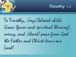 0514 timothy 12 grace mercy and peace from god powerpoint church sermon
