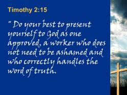 0514 timothy 215 do your best to present powerpoint church sermon