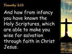 0514 timothy 315 faith in christ jesus powerpoint church sermon