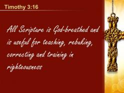 0514 timothy 316 all scripture is god breathed powerpoint church sermon