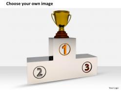 0514 trophy for wining position image graphics for powerpoint