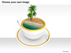 0514 tropical drink on beach image graphics for powerpoint