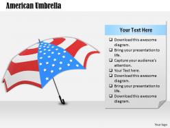 0514 umbrella with flag design image graphics for powerpoint
