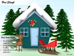 0514 Winter With Snow Christmas Theme Image Graphics For Powerpoint