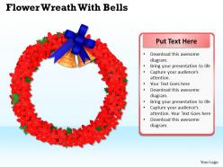 0514 wreath bells christmas ornaments image graphics for powerpoint