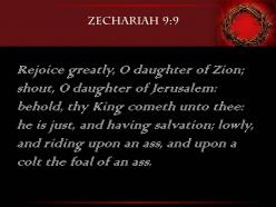 0514 zechariah 99 your king comes to you powerpoint church sermon