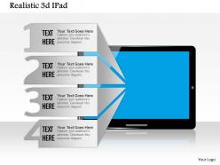 0614 3d graphic of laptop powerpoint template slide