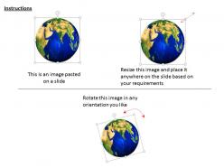 0614 3d illustration of earth globe image graphics for powerpoint