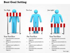 0614 best goal setting powerpoint presentation slide template