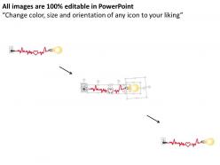 0614 business consulting diagram irregular heartbeat solution powerpoint slide template