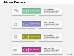 0614 business consulting diagram vertical process with 4 stages powerpoint slide template