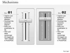 0614 business consulting diagram volume up down buttons powerpoint slide template