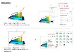 0614 business graph on screen image graphics for powerpoint
