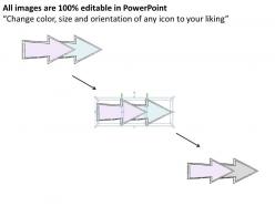 0614 business ppt diagram 2 staged horizontal arrows powerpoint template