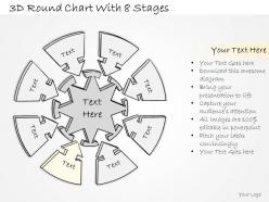0614 business ppt diagram 3d round chart with 8 stages powerpoint template