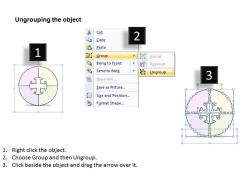 71870019 style division pie-puzzle 4 piece powerpoint presentation diagram infographic slide