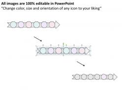 41303164 style linear single 6 piece powerpoint presentation diagram infographic slide