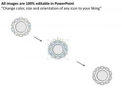 0614 business ppt diagram chain links in circle process powerpoint template