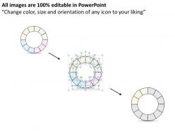 0614 business ppt diagram circle chart for monthly performance powerpoint template